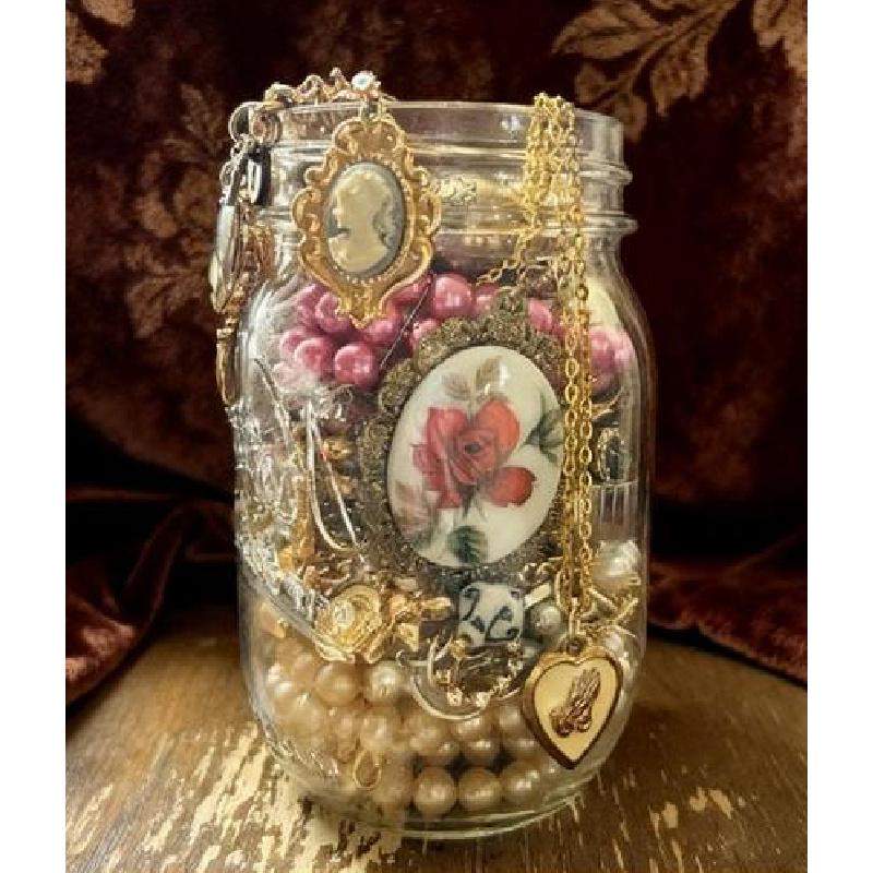Bar Cart Gold - 2026-45-delige gouden sieraden mysteriepotje – vintage-stijl