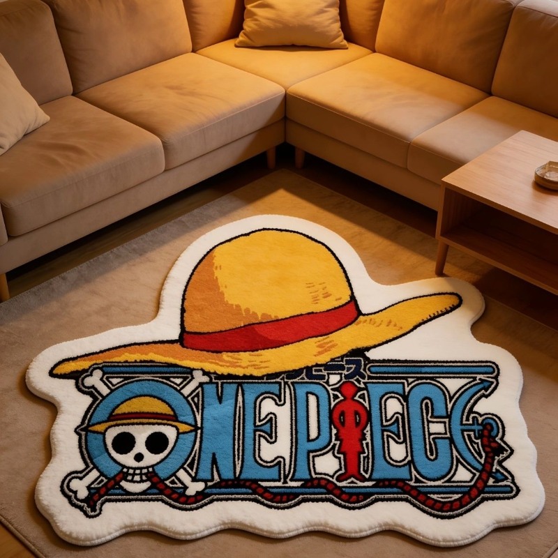 Home Bar Cafe - One Piece Anime Gevlochten Vloerkleed, Vlekbestendig