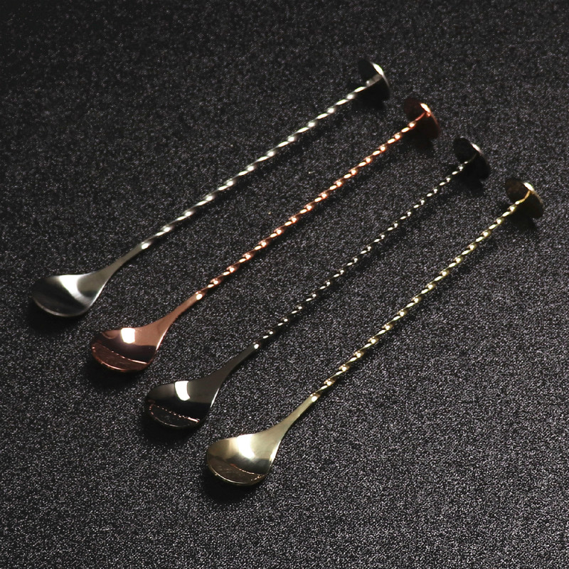 Bar Spoon Twisted - Rvs Cocktail Bar Spiraal Patroon Drink