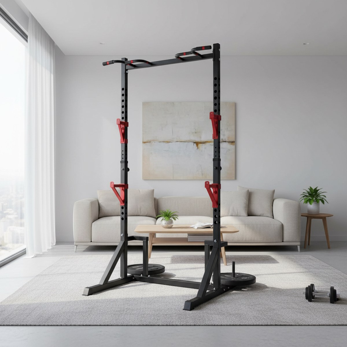 Verstelbaar Power Rack met Pul - Home Bar Stand recensie en prijs