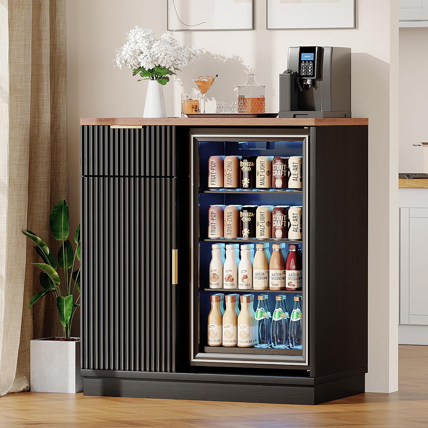 Koffiebar met koelruimte en st - Home Bar And Fridge recensie en prijs