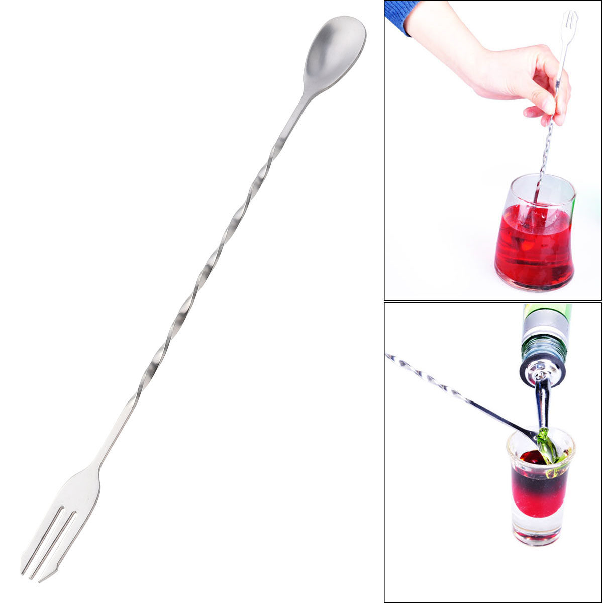Gedraaide lepel-mengvork 304 r - Bar Spoon Twisted recensie en prijs