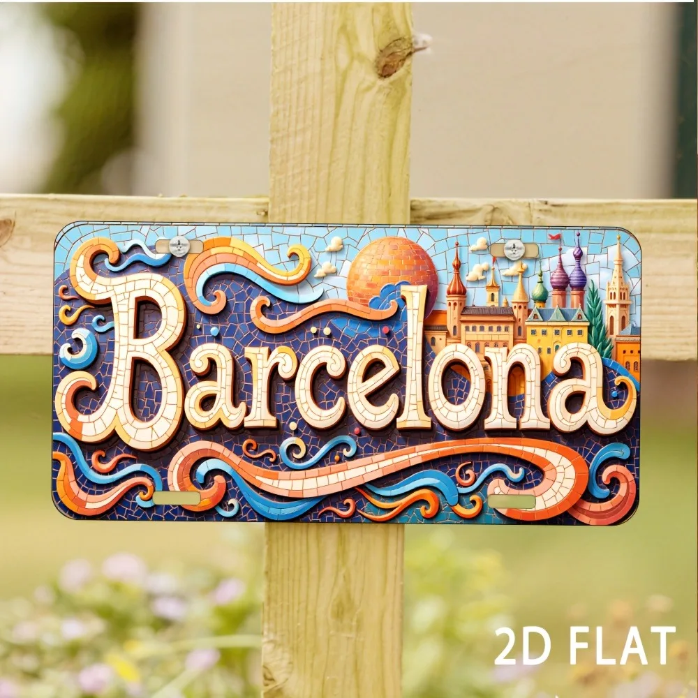 2D plat, een Barcelona-bord -  - Home Barcelona recensie en prijs