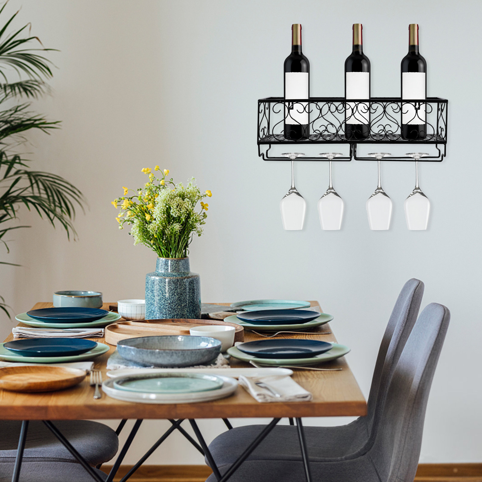 1 stuks wandmontage wijnflesse - Home Bar Stand recensie en prijs