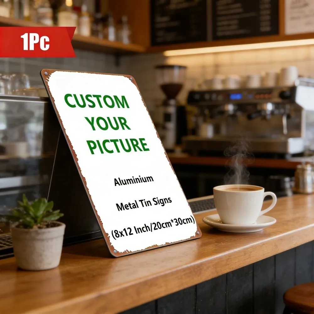 8×12 inch aanpasbare retro met - Home Bar Cafe recensie en prijs