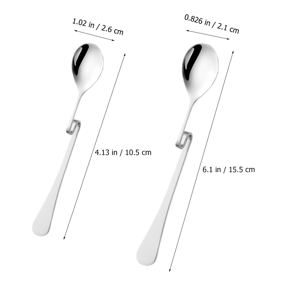 6 stuks roestvrijstalen S-vorm - Bar Spoon Twisted recensie en prijs