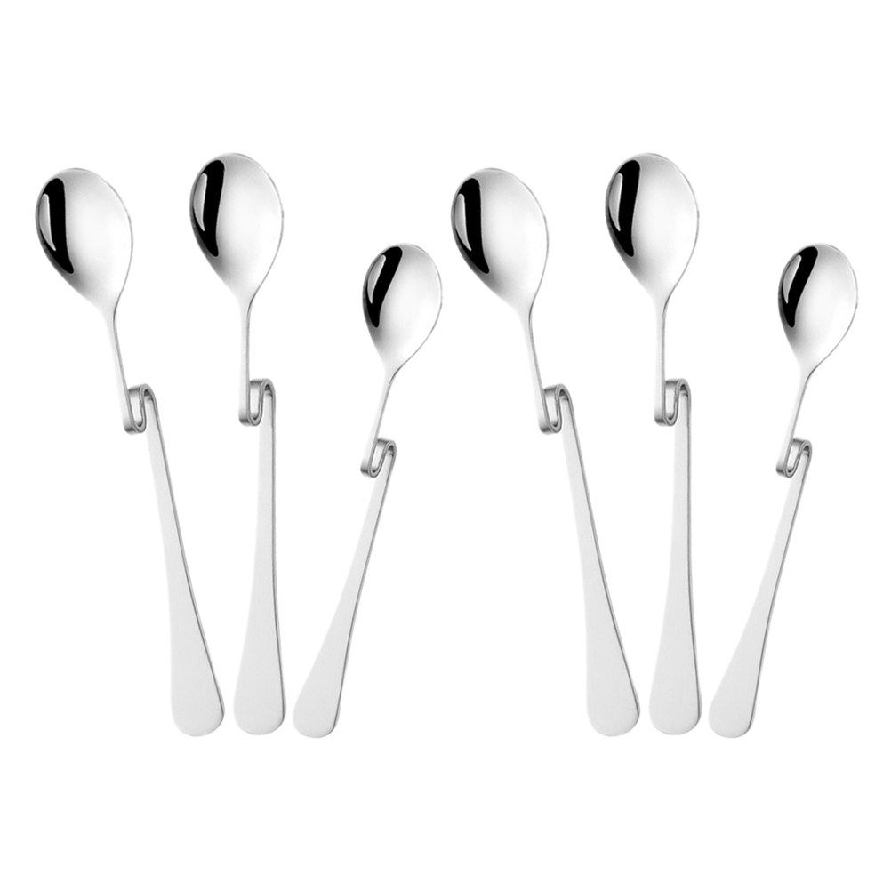 6 stuks roestvrijstalen S-vorm - Bar Spoon Twisted recensie en prijs