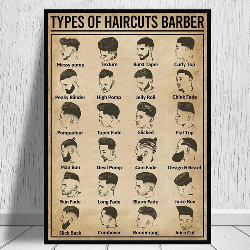 Retro soorten kapsels kapper p - Home Barbershop recensie en prijs