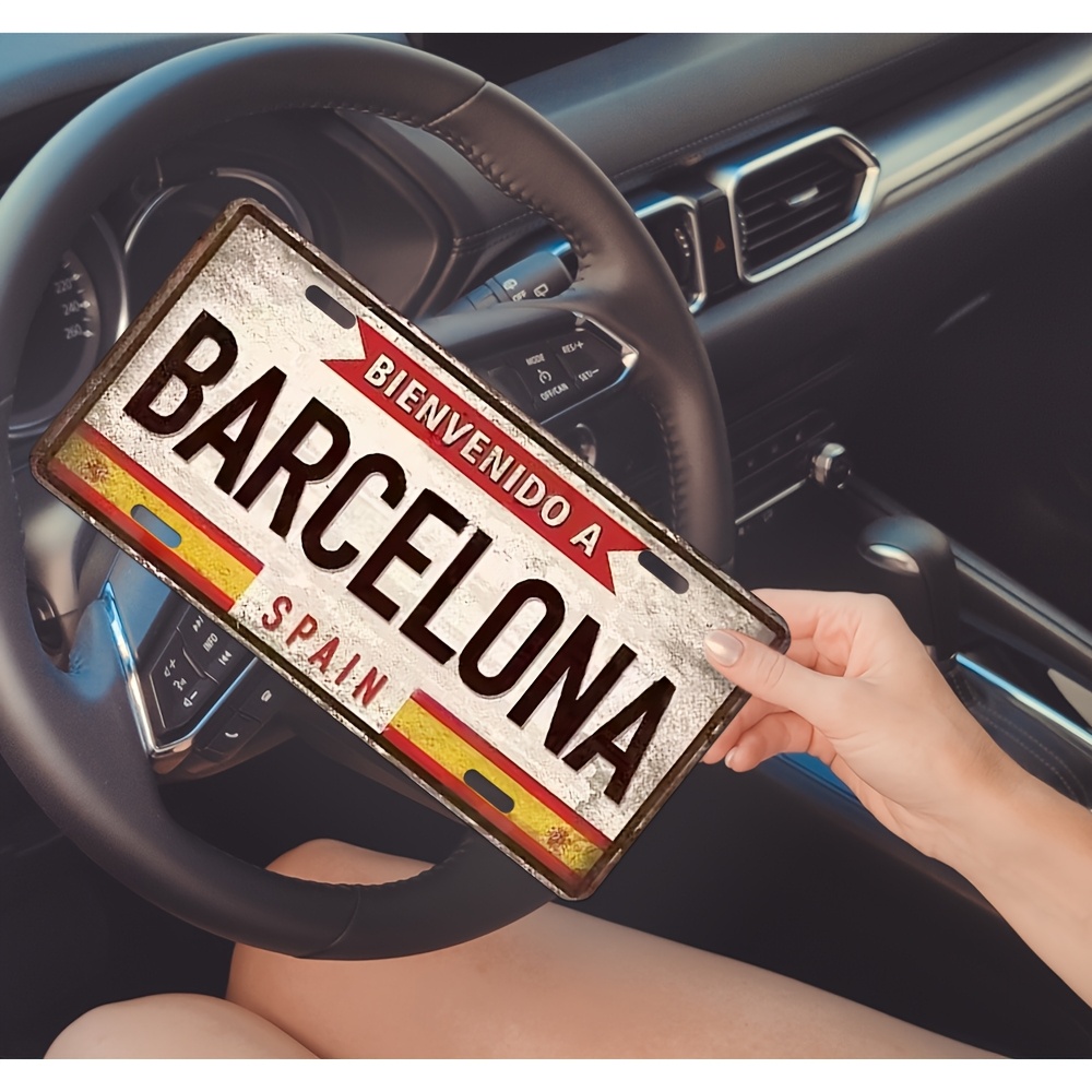 Vintage metalen bord met de te - Home Barcelona recensie en prijs