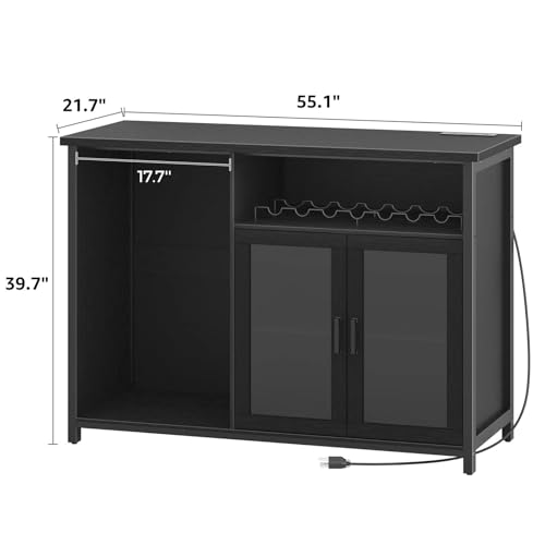 Wijnbar-kast met ruimte voor e - Home Bar Setup recensie en prijs