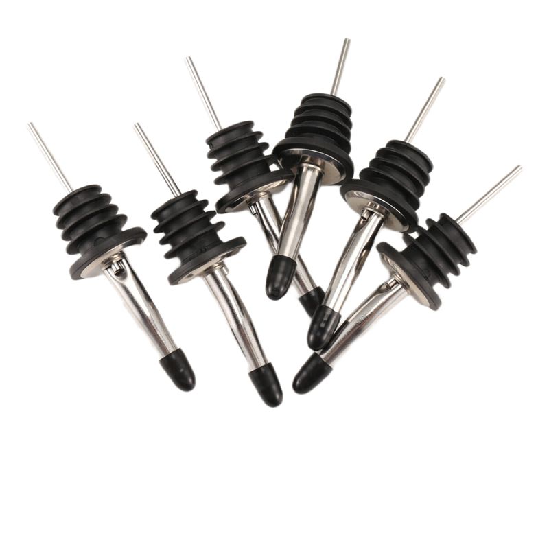 6 stuks roestvrijstalen schenk - Speed Pourer Cap recensie en prijs