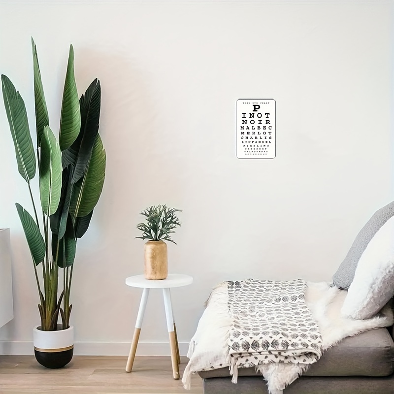 Vintage Wine Eye Chart metalen - Home Bar Cafe recensie en prijs