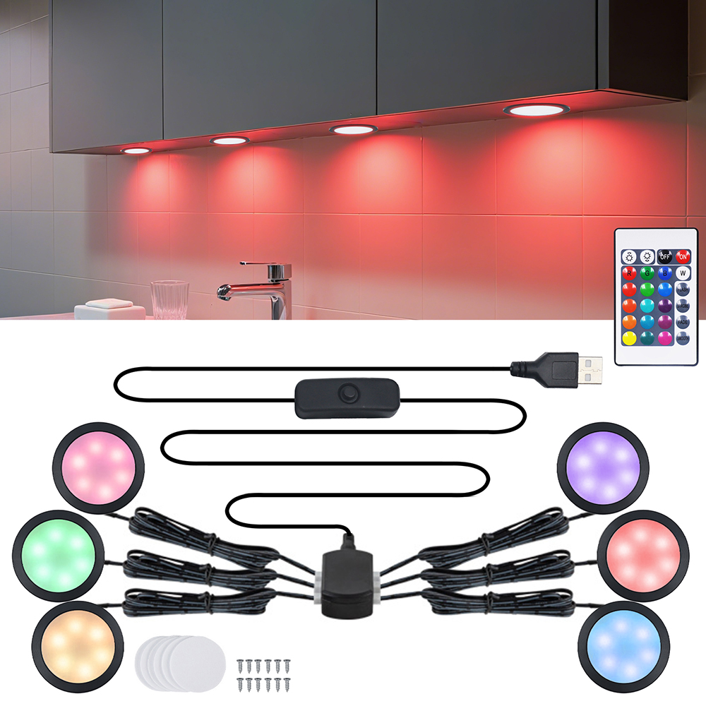 1/2/4/6 Lamp RGB LED Onder Kas - Home Bar And Cabinet recensie en prijs