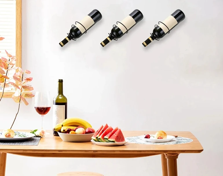 Set van 6 wandgemonteerde wijn - Home Bar Stand recensie en prijs