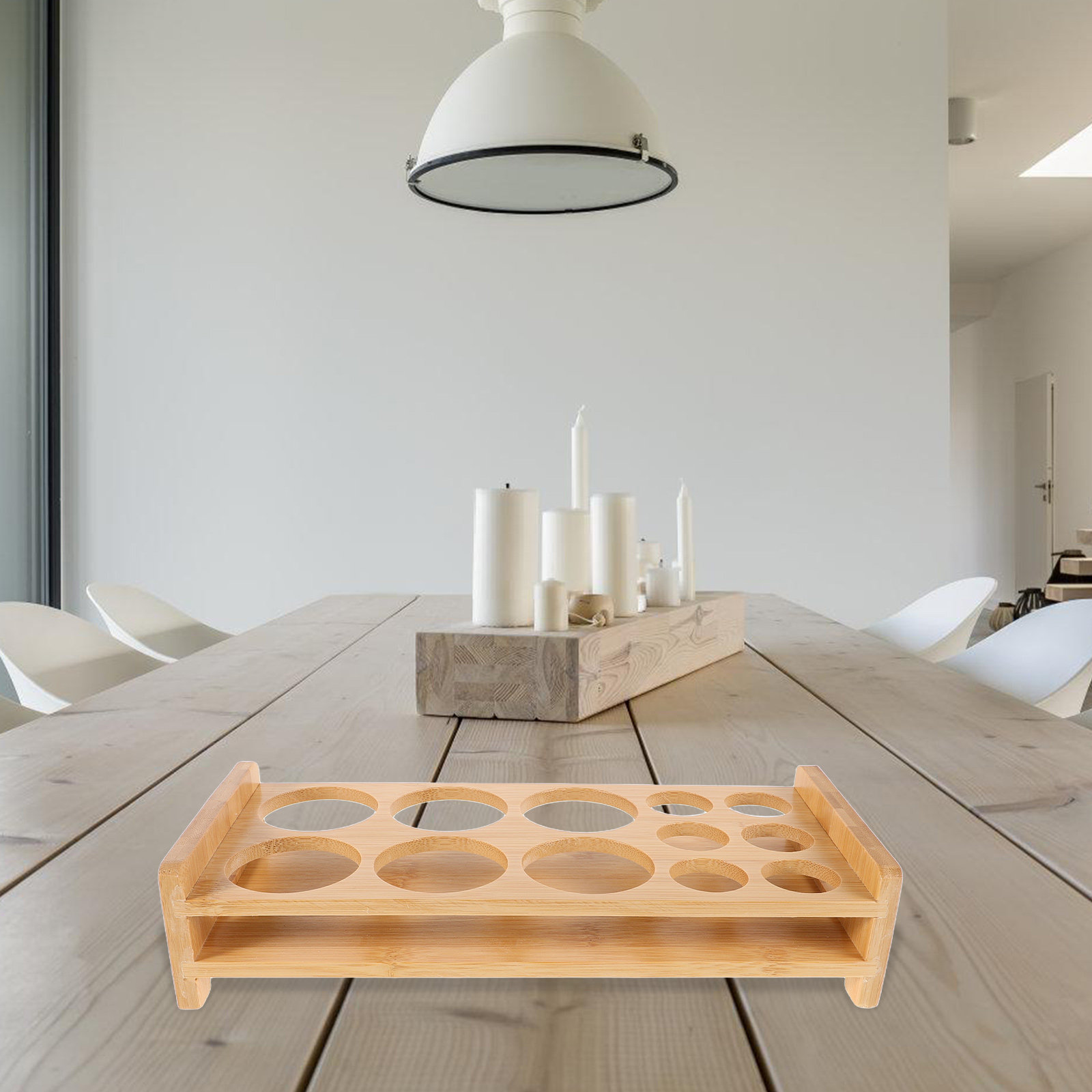 Bamboe shotglaashouder Premium - Home Bar Stand recensie en prijs