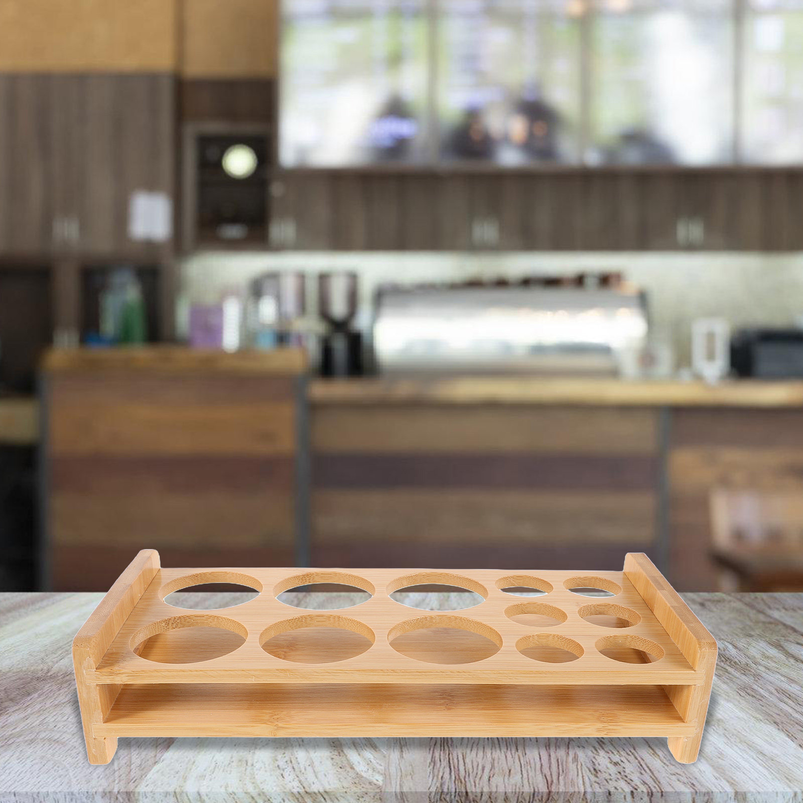 Bamboe shotglaashouder Premium - Home Bar Stand recensie en prijs