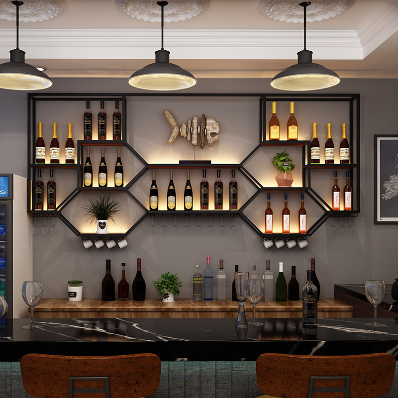Metalen planken Wijnkast Woonk - Home Bar And Cabinet recensie en prijs