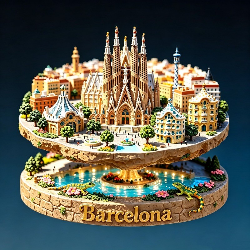 Spanje Metalen koelkastmagnete - Home Barcelona recensie en prijs