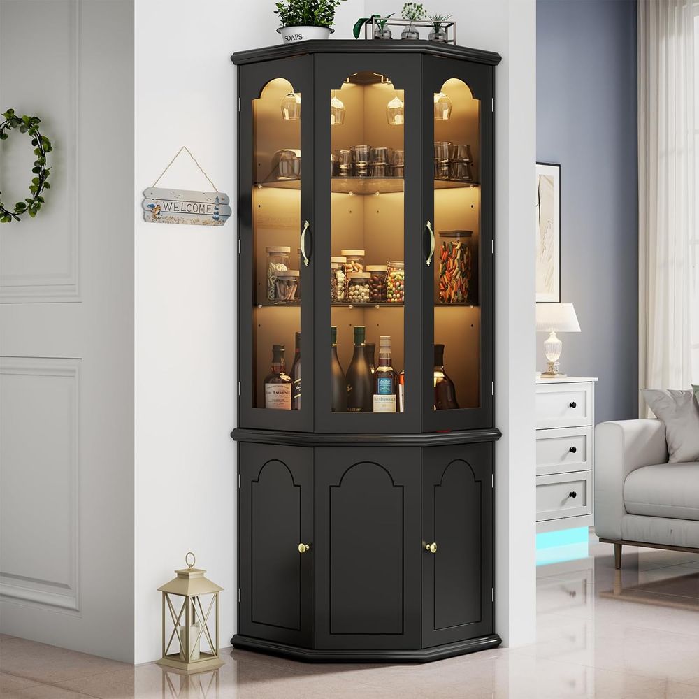Verlichte barkast met deur van - Home Bar And Cabinet recensie en prijs