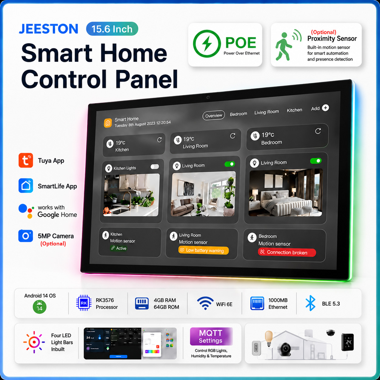 15,6 inch InWall Smart Home Co - Home Bar Android recensie en prijs